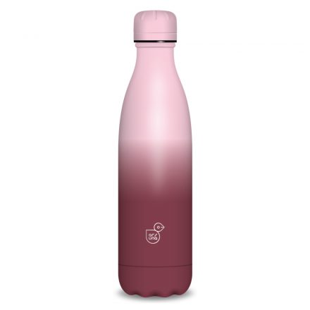 Ars Una duplafalu fémkulacs 500 ml - Burgundy-Pink