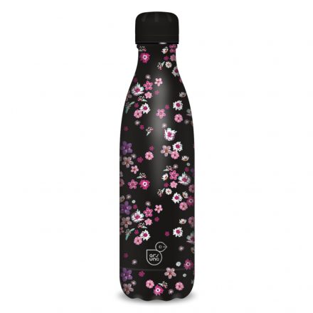 Ars Una duplafalu fémkulacs 500 ml - Pearl Blossom black