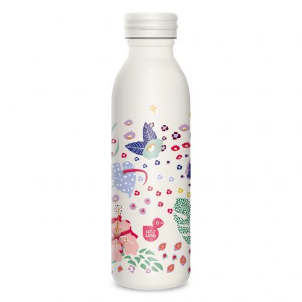 Ars Una duplafalú fémkulacs-600 ml - Cream Hibiscus